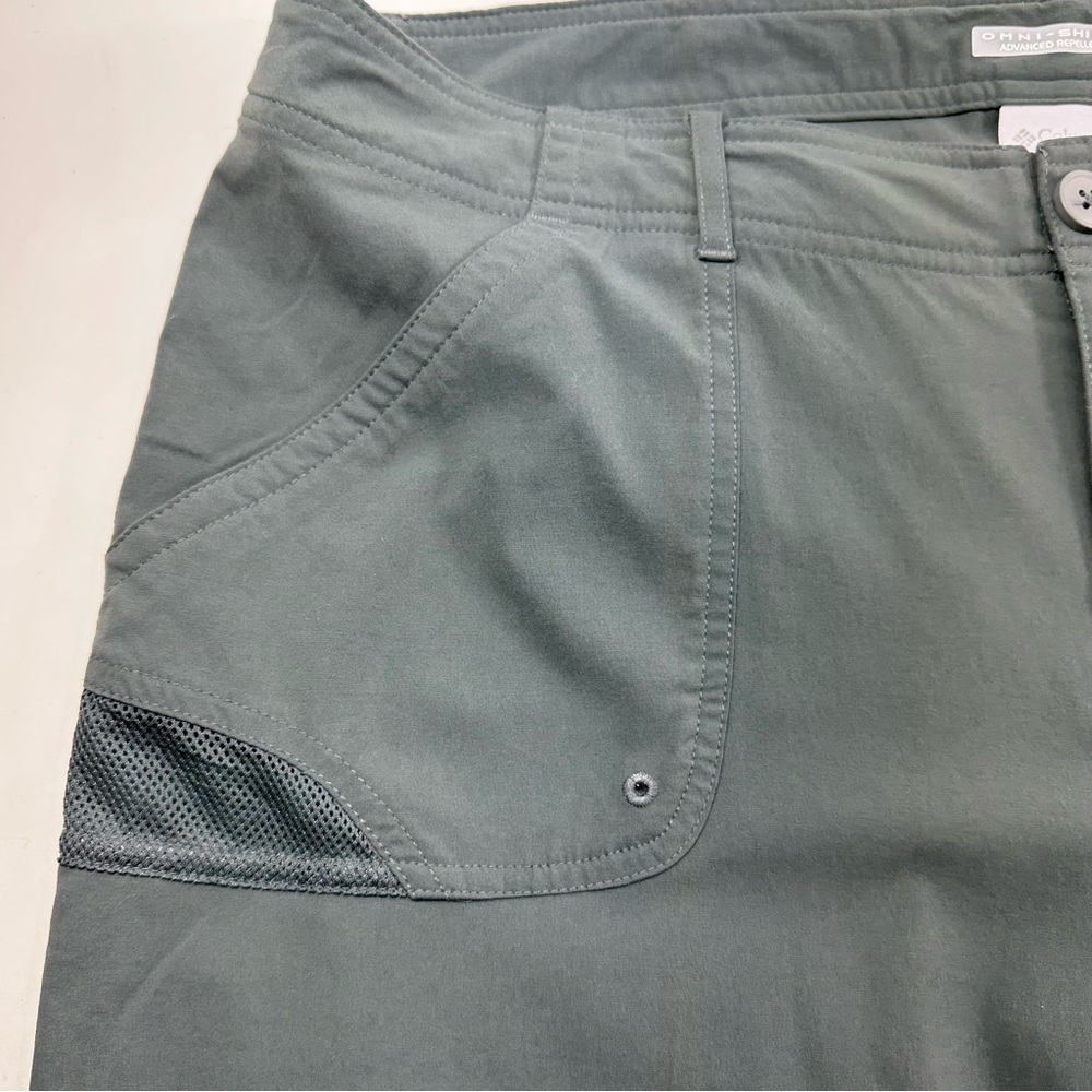 Columbia Omni-Shield Advanced Repellency Pants Women’s 16 32L Gray Lightweight - Picture 5 of 9